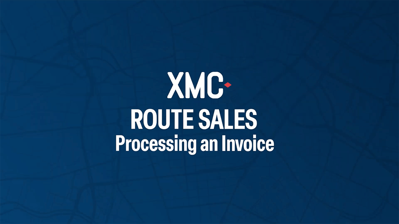 Making a Route Sale Printing an Invoice